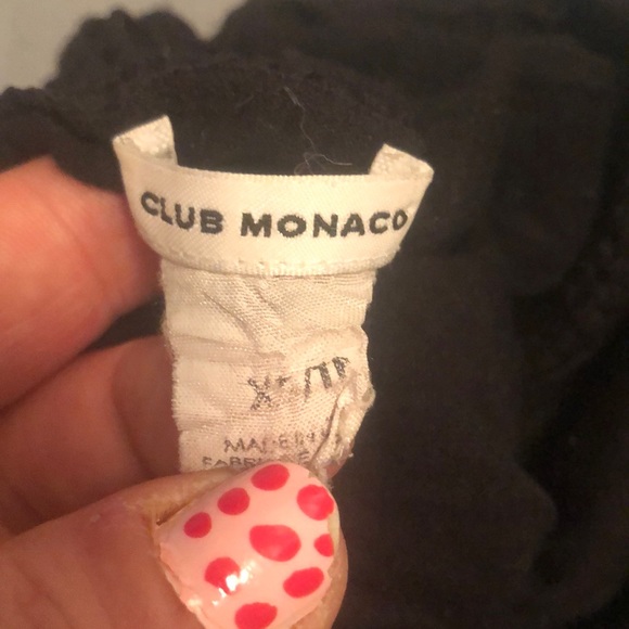 Club Monaco crochet black tank - XS - Picture 3 of 3